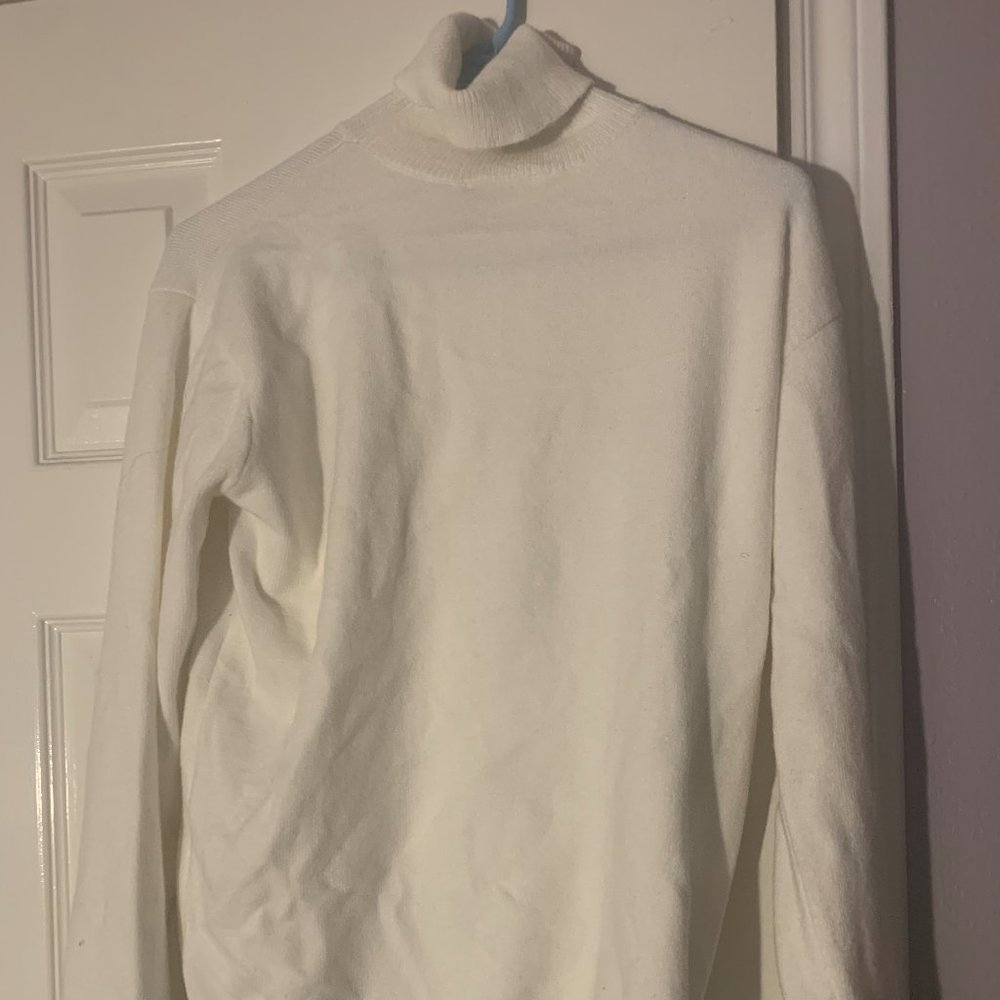 White Turtleneck